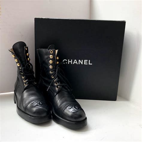 chanel classic combat boots|chanel combat boots 2019.